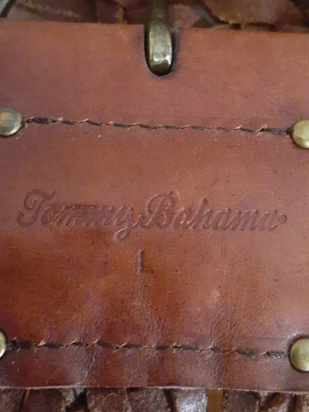 Tommy Bahama brown woven